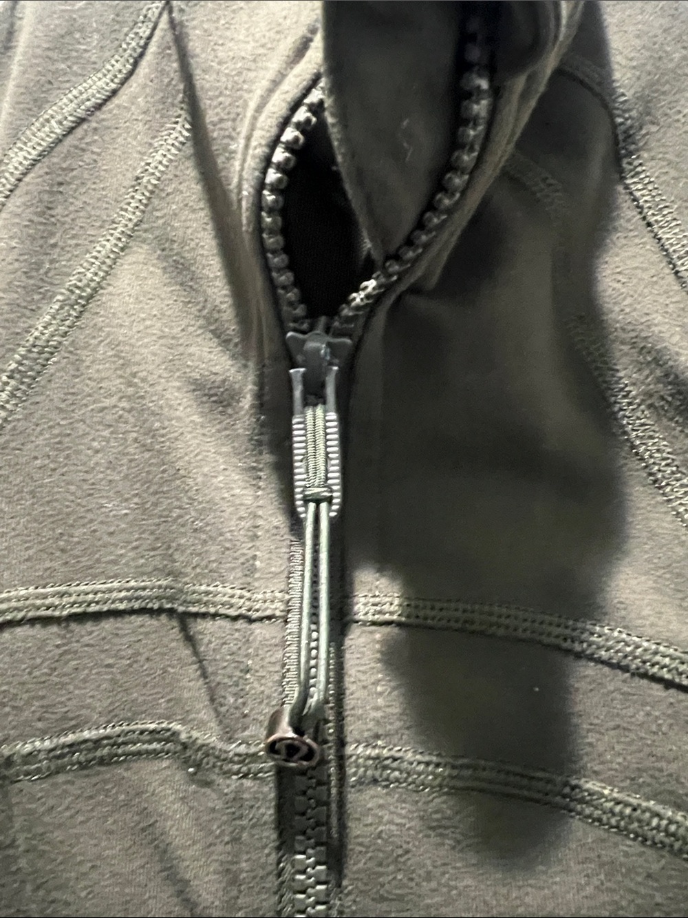 lululemon athletica Olive Green Full-Zip Performance Jacket - Picture 5 of 9